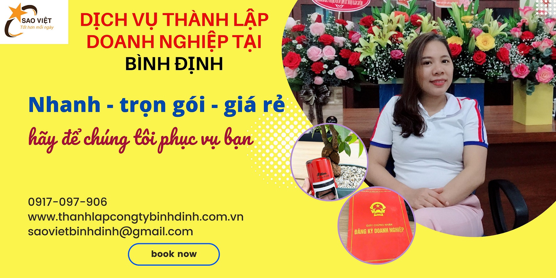 tất tần tật những điều cần biết khi thành lập công ty tại Bình Định