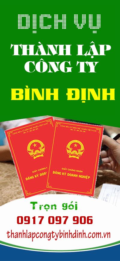 thay đổi giấy phép kinh doanh bình định